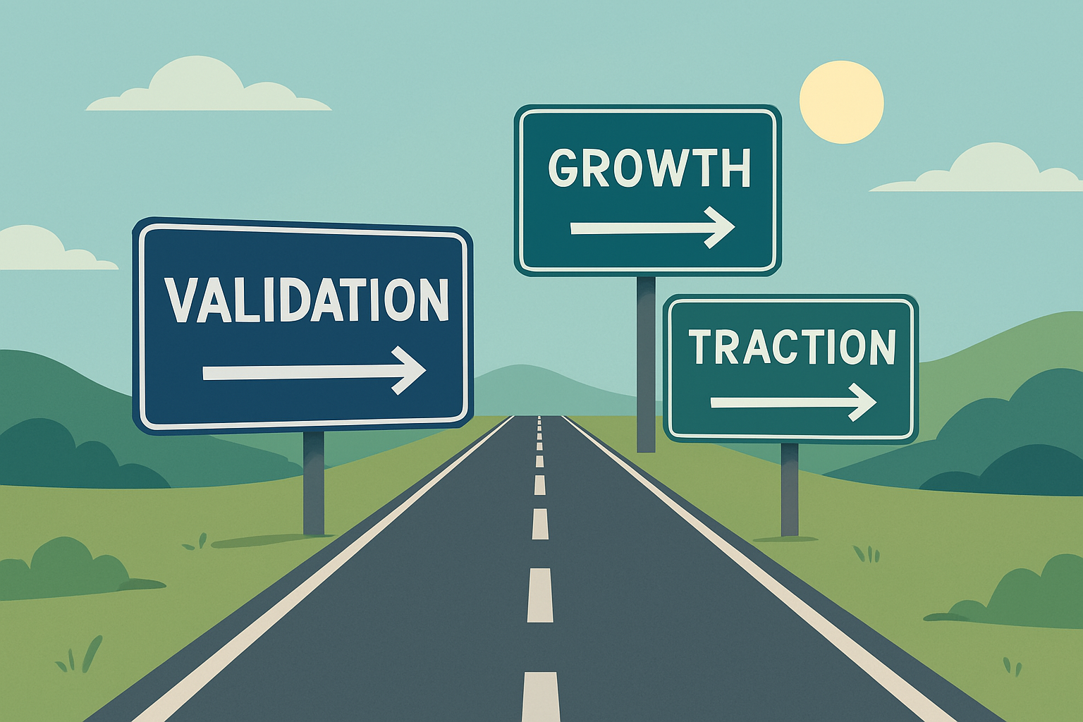 Illustration of startup using Marketing as a Service (MaaS) to gain traction and grow efficiently
